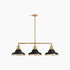Kohler Lighting 32292-CH03 Hauksbee 42"W 3 Light Linear - Matte Black / Brushed