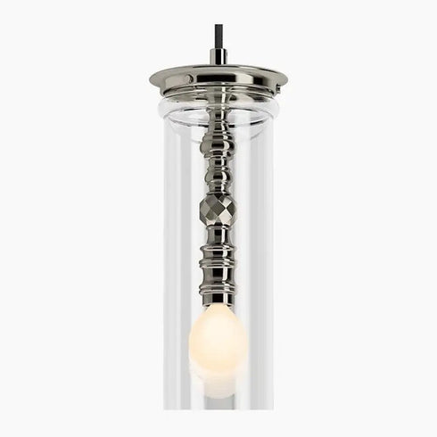 Kohler Lighting 3Light Clear Glass 23341 PE03-SNL Damask 12"Tall POLISHED NICKEL