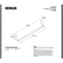 Kohler Loure K-11580-CP 18” Towel Bar Polished Chrome Bathroom