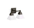 Kohler Memoirs 15in 2-Light Vanity Light,Oil Rubbed Bronze Finish,120V 23687-BZL