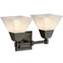 Kohler Memoirs 15in 2-Light Vanity Light,Oil Rubbed Bronze Finish,120V 23687-BZL