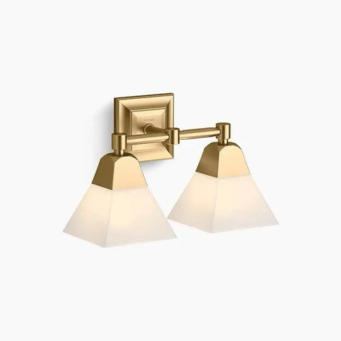 Kohler Memoirs 23687-BA02-BGL 2-Light Vanity Light Brushed Gold Modern