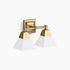 Kohler Memoirs 23687-BA02-BGL 2-Light Vanity Light Brushed Gold Modern