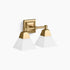 Kohler Memoirs 23687-BA02-BGL 2-Light Vanity Light Brushed Gold Modern