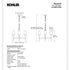 Kohler Parohn 26” Chandelier K-27862-CH04-GNL Gunmetal 4-Light NEW Discontinued