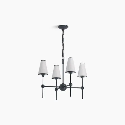 Kohler Parohn 26” Chandelier K-27862-CH04-GNL Gunmetal 4-Light NEW Discontinued
