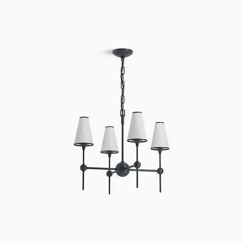 Kohler Parohn 26” Chandelier K-27862-CH04-GNL Gunmetal 4-Light NEW Discontinued