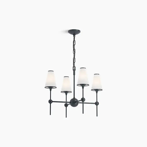 Kohler Parohn 26” Chandelier K-27862-CH04-GNL Gunmetal 4-Light NEW Discontinued