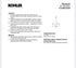 Kohler Parohn 26” Chandelier K-27862-CH04-GNL Gunmetal 4-Light NEW Discontinued