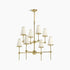 Kohler Parohn 36” Chandelier K-27863-CH08-2PL Polished Brass 8-Light NEW