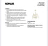 Kohler Parohn 36” Chandelier K-27863-CH08-SNL Polished Nickel 8-Light NEW