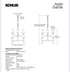 Kohler Parohn 36” Chandelier K-27863-CH08-SNL Polished Nickel 8-Light NEW