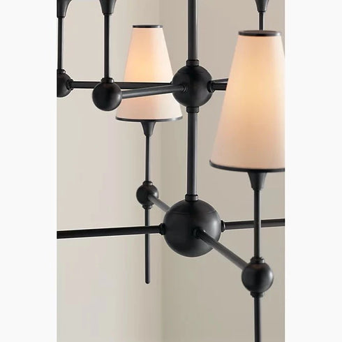Kohler Parohn 36” Chandelier K-27863-CH08-SNL Polished Nickel 8-Light NEW