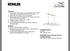 Kohler Tone 8-Light Linear Chandelier Matte Black Brushed Brass 31774-CH08-BML