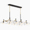 Kohler Tone 8-Light Linear Chandelier Matte Black Brushed Brass 31774-CH08-BML