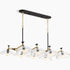 Kohler Tone 8-Light Linear Chandelier Matte Black Brushed Brass 31774-CH08-BML