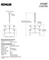 Kohler Vorleigh 8-Light Chandelier Brushed Modern Brass 27951-CH08-2GL