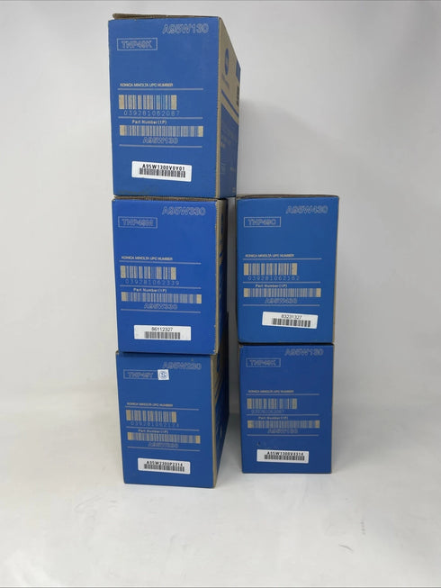 Konica Minolta bizhub C3851 Genuine Toner Lot of 5 TNP49M TNP49Y TNP49C 2xTNP49K