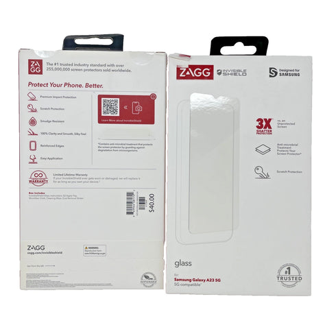 NEW ZAGG Invisibleshield Glass Screen Protector for Samsung Galaxy A23 5G