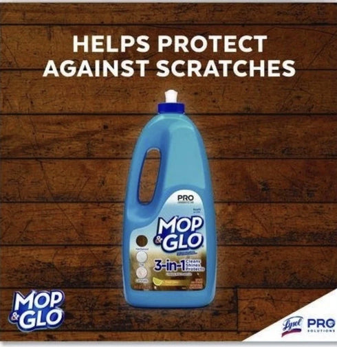 Professional Mop & Glo Floor Cleaner, Fresh Citrus, 64oz Bottle