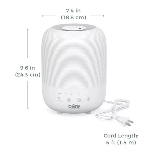 Pure Enrichment HUME Sense Top Fill Humidifier Auto Mode Humidity, 2pk Brand NEW
