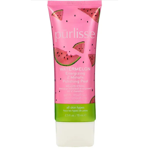 Purlisse Watermelon Energizing 2 Minute Polishing Peel Exfoliate 2.5 Fl Oz NIB