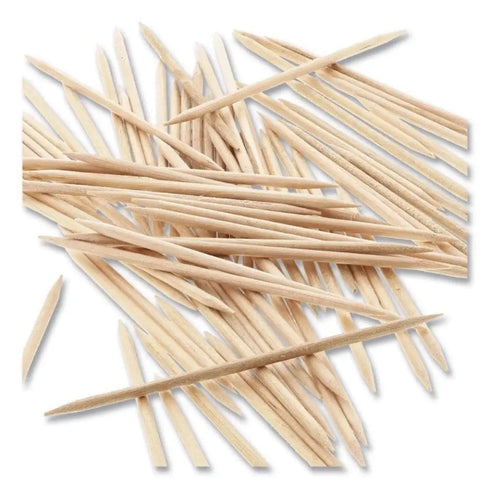 Royal R820 2.5" Round Wood Toothpicks (96000 Toothpicks/CT) New 5x24x800