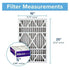 Set Of 2 3M Filtrete 16"x25"x5" Deep Pleat Air Filter - NDP01-5IN-2 2 Pack