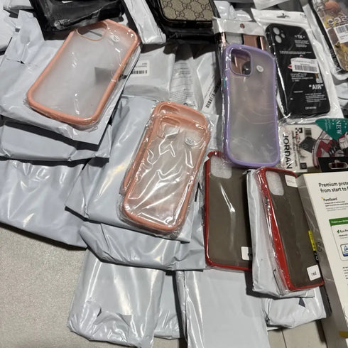 Wholesale Lot Mix 200x Assorted Android Apple iPhone Cases & Screen Protectors - Lot 200 CS 5 PS