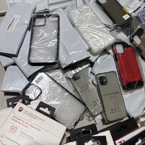 Wholesale Lot Mix 200x Assorted Android Apple iPhone Cases & Screen Protectors - Lot 200 CS 4 PS