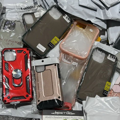 Wholesale Mixed Lot of 200 Assorted Apple Phone Cases & Screen Protectors - Lot 200 CS 1 PS