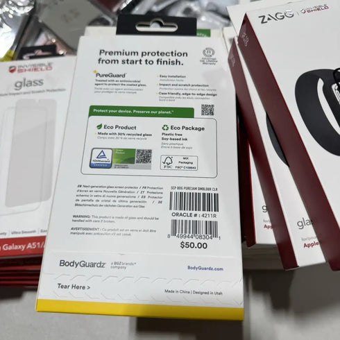 Wholesale Mixed Lot of 200 Assorted Apple Phone Cases & Screen Protectors - Lot 200 CS 1 PS