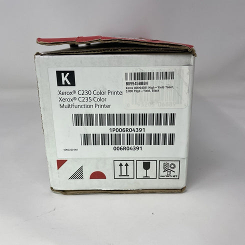 Xerox 006R04391 Black High Capacity Print Cartridge Xerox C230/c235 Color Sealed