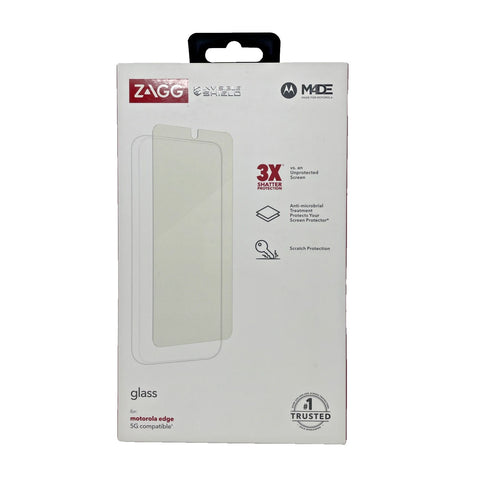 ZAGG Glass Screen Protector for Motorola Edge (2022) Tempered Anti-Scratch