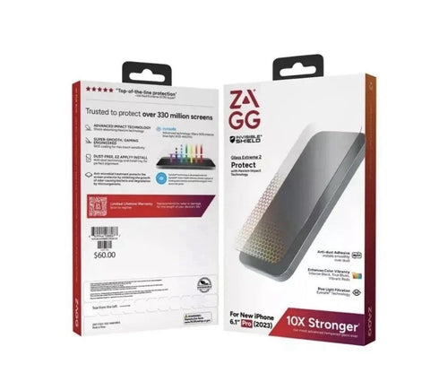 Zagg Invisible Shield Glass Extreme 2 Screen Protector for iPhone 15 Pro