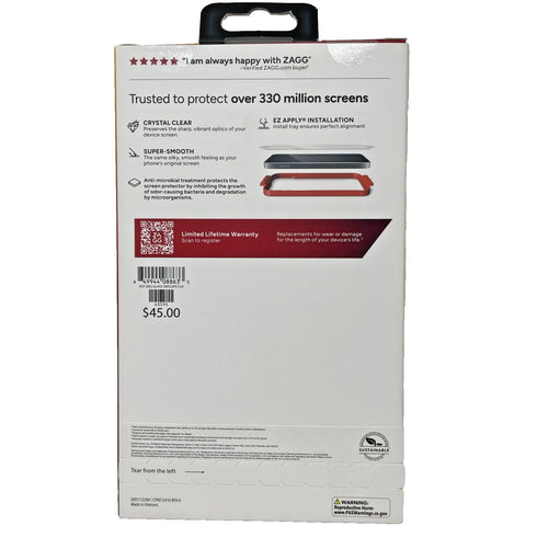 ZAGG Invisible Shield Glass Screen Protector for Samsung Galaxy S23 FE