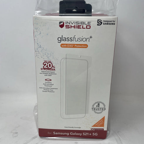 ZAGG InvisibleShield GlassFusion+ Screen Protector for Samsung Galaxy S21+ 5G