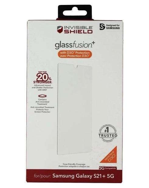 ZAGG InvisibleShield GlassFusion+ Screen Protector for Samsung Galaxy S21+ 5G