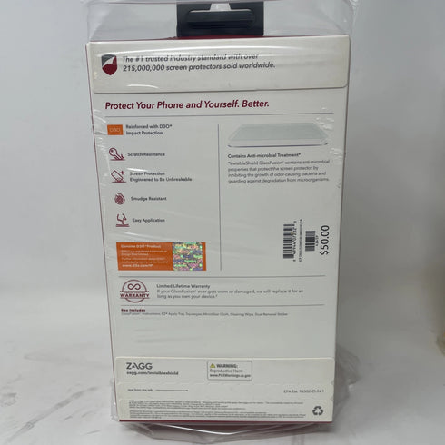 ZAGG InvisibleShield GlassFusion+ Screen Protector for Samsung Galaxy S21+ 5G